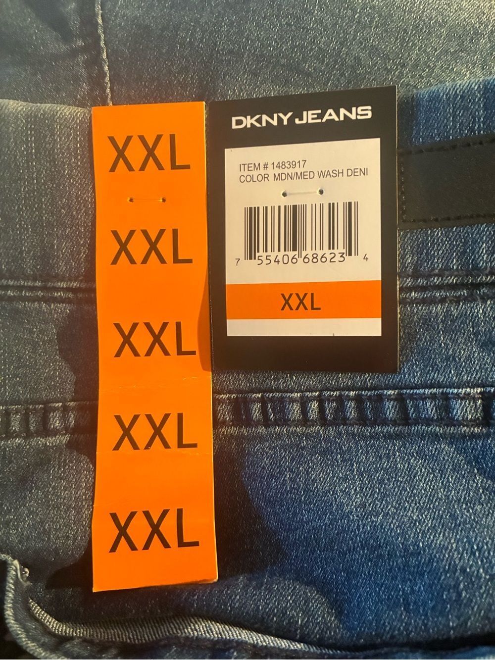 DKNY Jean Shorts Woman’s Size XXL - Picture 2 of 4